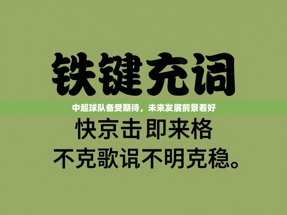 中超球队备受期待，未来发展前景看好